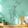 Pegatina de Pared Line Art Transfronteriza "Te Amo" Fc1372, Decoración Minimalista Transfronteriza