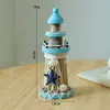 Faro Americano de 19 cm Estilo Mediterráneo Torre de Observación Escritorio Restaurante Separador Hogar Habitación Infantil Bar Adornos