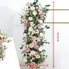Arreglos Florales de Rosas Artificiales Transfronterizos, Arreglos Florales para Pasillo de Bodas, Flores para Decoración de Hoteles, Decoraciones de Boda, Bolas de Flores Artificiales, Arreglos Florales