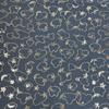 Denim Jacquard Estrela Lua Lantejoulas Não Elástico Desenho Animado Estrela Contas Bordado Mochila de Brinquedo Tecido de Sarja Denim