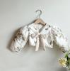Mono de bebé con tirantes de algodón y estampado floral, para invierno