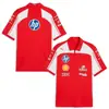 Camisa Polo Estilo Novo F1 Racing 2026 Roupas para Motocicleta Montanha Respirável Secagem Rápida Gola Redonda Manga Curta Camisa Off-Road
