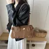Bolsa de hombro para mujer de otoño, nueva moda transfronteriza, para ir al trabajo, estilo coreano, simple, bolsa de mano de gran capacidad, venta al por mayor