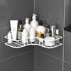 Tripé de banheiro sem impacto Suporte de parede para lavatório Suporte de armazenamento para banheiro e cozinha