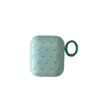 Colgante de Lazo Ola Rosa Verde Cubierta Protectora para Auriculares Airpods 4ª Generación para Auriculares Bluetooth Apple 2ª/3ª Generación