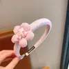 Faixa de Cabelo Infantil com Cabeça de Esponja para Meninas, Presilha de Cabelo Antiderrapante com Desenho, Novo Modelo 2026 Acessório de Cabelo para Bebê