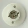 Suporte de lâmpada plano 8cm 602 suporte de lâmpada plano roscado E27 B22 baioneta 603 placa de lâmpada de parede lâmpada de prédio de fábrica