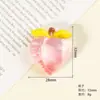 Accesorios para Joyería DIY Resina Dibujos Animados Fruta Grande Transparente Hecho a Mano Pegamento de Crema Imán para Refrigerador Pasador Accesorios para el Cabello Decoración
