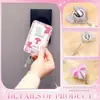 Carrete retráctil para gafete más vendido de Amazon con hebilla giratoria, portatarjeta de identificación en forma de moño, cordón y clip para gafete expandible - en stock ahora