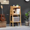 Estante de Livros Simples Estante de Chão Área de Leitura Infantil Suporte para Livros Ilustrados Suporte de Parede para Armazenamento Rack de Armazenamento Doméstico para Sala de Estar