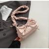 Bolso Texturizado de Nicho Estilo Francés para Mujer 2026 Nuevo Modelo de Primavera Bolso de Hombro Único Cruzado con Pliegues de Alta Gama