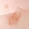 JINZE Square Snap 2 Cor Transparente Placa de Sombra Blush High Disc Cosméticos Caixa Vazia Material de Embalagem