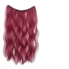 Extensiones de cabello con mechas, cabello rizado teñido para colgar en la oreja, extensiones de cabello de una pieza ultraligeras, peluca Parisina ombre invisible sin costuras de colores