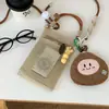 Bolsa de Celular Fresca e Doce para Meninas, Bolsa de Ombro Versátil para Viagens ao Ar Livre no Verão, Bolsa de Armazenamento Portátil de Malha Transversal