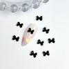 Novo Luminoso Fosco Mini Gravata Borboleta Nail Art Acessórios Tridimensionais Bonito Bow Ribbon DIY Acessórios para o Cabelo