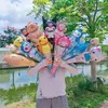 Nuevo Globo de Película de Aluminio Portátil para Niños Nezha Caricatura Bastón Decoración para Escuela Primaria Jardín de Infancia Globo para Evento Regalo