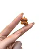 Accesorios de Calabaza de Madera de Durazno Bolso Tote Pequeño Tejido a Mano para Colgar Colgante con Cuentas Accesorios de Moda