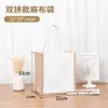 Bolsa de Mensageiro Ecológica Atacado Bolsa de Linho Bolsa de Lona Impermeável Revestida Bolsa de Lona Artesanal DIY Borboleta Morcego Impressa com Logo