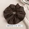 Elástico de Cabelo da Moda com Estampa de Leopardo no Mesmo Estilo de Zhao Lusi para Meninas 2025 Novo Acessório de Cabelo de Corda para Coques Baixos de Alta Qualidade