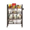 Estante de Almacenamiento de Panal para el Hogar, Cesta de Verduras de Múltiples Niveles de Pie, Carrito Móvil de Almacenamiento para Cocina, Estante de Almacenamiento para Baño del Hogar