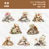 Paquete de Pegatinas Serie Mensaje de Flor de Grava Retrostory Pegatinas Creativas de Paisajismo Vegetal Materiales Decorativos para Fondo de Diario