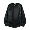 Camiseta de manga larga Hasselblad súper atractiva para mujer, top deportivo versátil casual para exteriores, con bloques de color, cuello redondo, sudadera para pareja, hombre