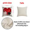 Funda de Almohada para el Día de San Valentín Más Vendida en Amazon Estampado de Amor Americano Levo Almohada Decorativa para Sofá de Sala de Estar del Día de San Valentín