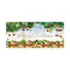 Navidad Año Nuevo Pareados Tela de Fondo Ancho de Puerta Cubierta de Puerta Bandera de Jardín Decoración Exclusiva de Comercio Exterior de Amazon Arreglo