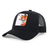 Especial transfronterizo para gorra de béisbol de malla con parche de animal y protección solar, bordado europeo y americano, gorra de béisbol de camionero de comercio exterior