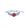 Pulseira Naruto Sharingan Unissex Trançada Acessórios Periféricos de Anime Estilo Casal Pingente Substituível