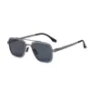 [Personalizado] Gafas de Sol Polarizadas de Moda Europeas y Americanas para Hombres Conducir Antirreflejos Gafas de Sol con Varillas de Metal Gafas de Sol