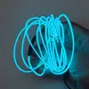 Cable de luz fría EL Cable luminoso ultrafino Hecho a mano DIY Tira de luz de neón flexible Señal de luz decorativa Palabras Tira de luz ambiental Otro