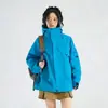 Chaqueta de dos piezas desmontable a prueba de viento e impermeable para otoño e invierno, tres en uno, para senderismo y viajes al aire libre para hombres