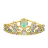 Corona de Princesa Nueva Transfronteriza Tiara para Niñas Linda Decoración para Fiesta de Cumpleaños Accesorios para Fotos de Bebé