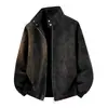 Venta al por mayor transfronteriza de chaquetas retro de estilo americano con cuello alto para hombre, con un diseño holgado, elegante y genial, perfectas para otoño y adecuadas para adolescentes