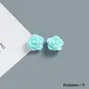 10MM simulação de cor rosa feito à mão diy cola de creme capa de celular furo para grampo material para sapatos acessórios de resina