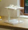 Caja de Pastel Transparente al por Mayor 4 pulgadas 6 pulgadas 8 pulgadas 10 pulgadas 12 pulgadas 14 pulgadas doble altura tres en uno caja de pastel