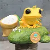 Escultura IP luminosa de PRFV personalizada mascote de grande empresa figura de desenho animado fábrica de origem instalação no local