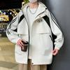Chaqueta informal con capucha para hombre, nueva chaqueta holgada que combina con todo, primavera y otoño