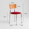 Cadeira de Jantar para Casa Usada Nórdica Moderna Celebridade da Internet Designer Berg Simples Francês Retrô Mesa e Cadeira de Jantar em Madeira Maciça