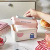 Caixa de Lenços Formato de Casa, Suporte de Papel Toalha de Parede, Porta-Guardanapos Decorativo Fofo para Cozinha de Casa