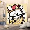 Pintura a Óleo Digital de Cachorro com Linha DIY Colorir à Mão Grafite Desenho Animado Fofo Decoração Curativa Fabricante Atacado