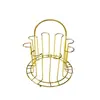 Estante de Metal para Tazas de Agua Estante de Almacenamiento Portavasos para el Hogar Estante Invertido Ocho Posiciones Arte de Hierro Estante de Tazas con Drenaje Estante de Almacenamiento para Copas de Vino
