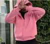Conjunto Esportivo Unissex de Moda de Rua Hip-Hop com Zíper, Caimento Solto, Novo, Transfronteiriço Europeu e Americano