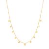 Collar de Primavera y Verano, Elegante Cadena Fina de Acero de Titanio, Cadena para Clavícula con Colgante de Mariposa Cuadrada, Collar para Mujer con Conservación del Color Dorado, Lujo Ligero