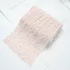 Diadema de tela tipo scrunchie arrugado estilo coreano de 12 CM para hacer tú mismo scrunchie grande, goma para el pelo, cuerda para moño de nube