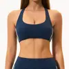 Chaleco Deportivo Ajustado de Tela Cepillada en Color de Contraste con Almohadillas Extraíbles en el Pecho, Transpirable, Cómodo, de Secado Rápido, Ropa de Yoga, Top de Fitness 4539
