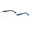 Gafas de Miopía Antirradiación y Bloqueo de Luz Azul de Moda para Hombres, Disponibles para Hombres y Mujeres, Se Pueden Adaptar con Lentes Graduados, Gafas Transparentes Grises