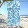 Toalha de Banho de Secagem Rápida Absorvente de Água Estilo Oceano Azul de Verão Microfibra Desenho Animado Tartaruga Estrela do Mar Toalha de Praia