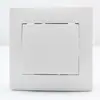 Yaki Factory Suministro de Exportación Estética Europea Blanco Doble Agujero Enchufe de Pared Tipo Doméstico 86 Enchufe de Pared Superficial